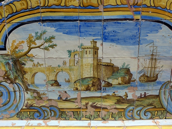 Santa Chiara Burg und Brücke