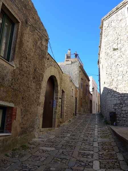 Erice, eine Gasse