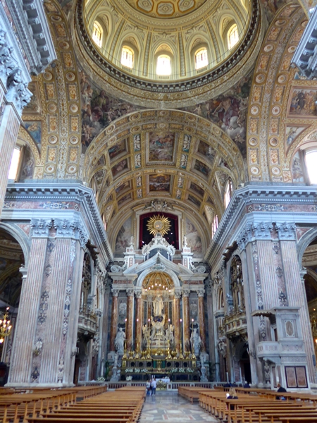 Gesù Nuovo,Blick auf den Hauptaltar