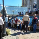 Gedenken und Literatur am Maidan