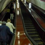 Rolltreppe in der Metro