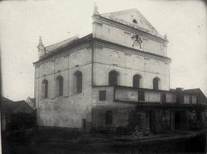 Synagoge in Zwiahel vor der Zerstörung