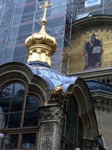 Die russische Kirche in der Rue Daru