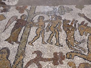 Vertreibung aus dem Paradies (Fußbodenmosaik)