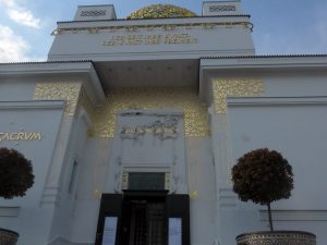 Der Eingang zum Haus der Sezession